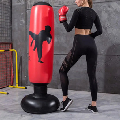 NNEOBA 160cm Inflatable Boxing Bag for Kids and Adults