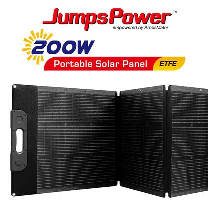 NNEDSZ 200W Solar Panel Portable Charger JumpsPower Power Generator Foldable